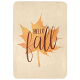 Hello Fall Throw Blanket