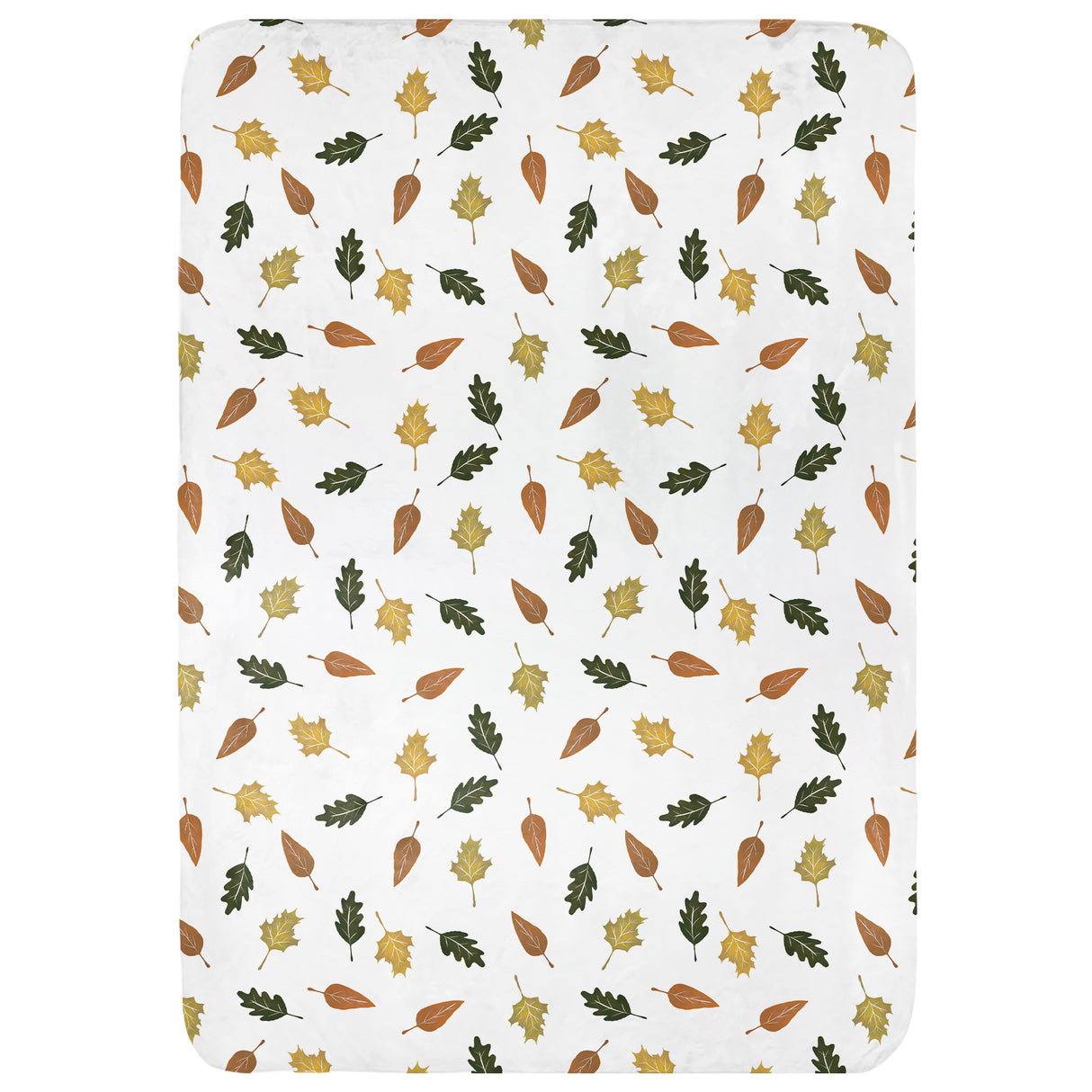 Fall Leaves Throw Blanket