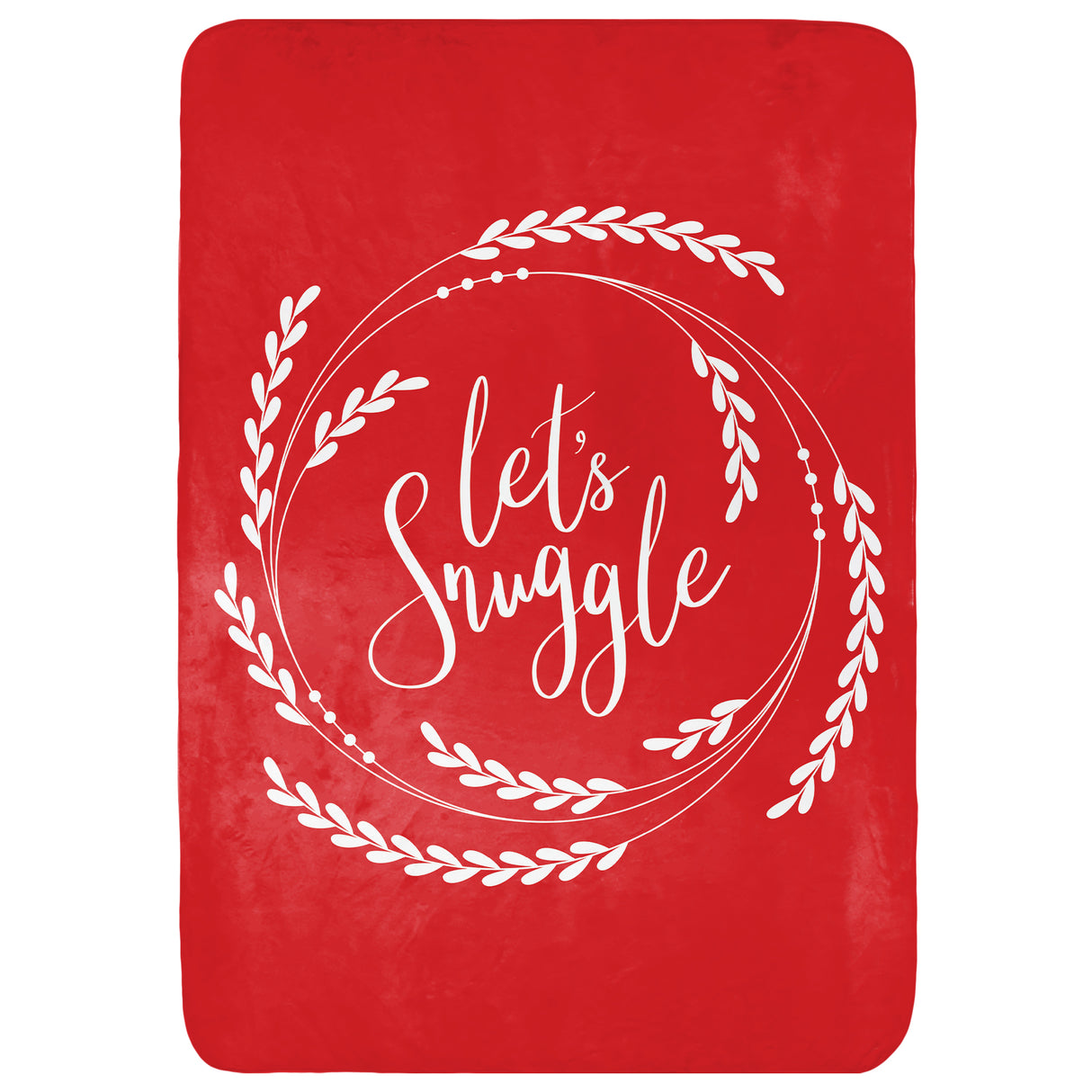 Let's Snuggle Throw Blanket