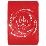 Let's Snuggle Throw Blanket