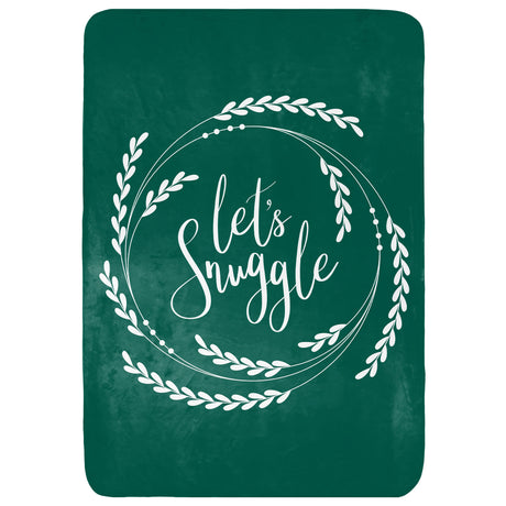 Let's Snuggle Throw Blanket