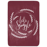 Let's Snuggle Throw Blanket