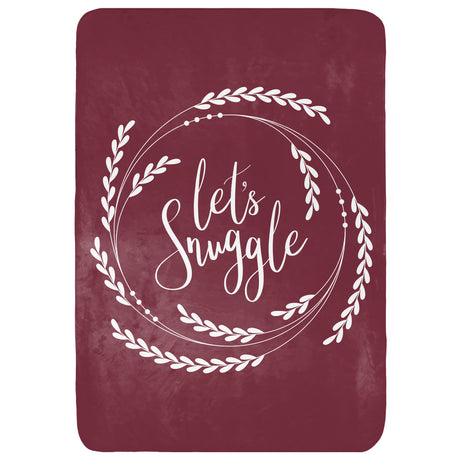 Let's Snuggle Throw Blanket