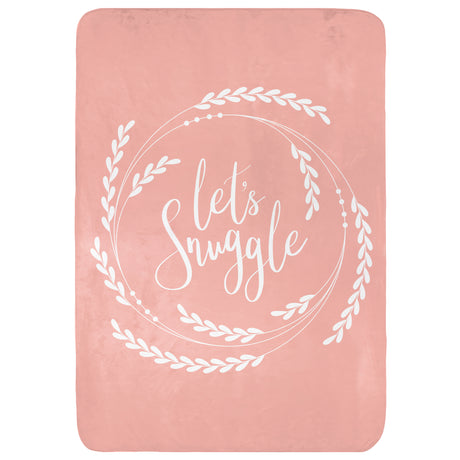 Let's Snuggle Throw Blanket