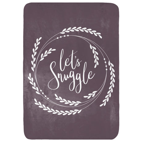 Let's Snuggle Throw Blanket