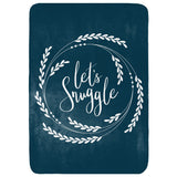Let's Snuggle Throw Blanket