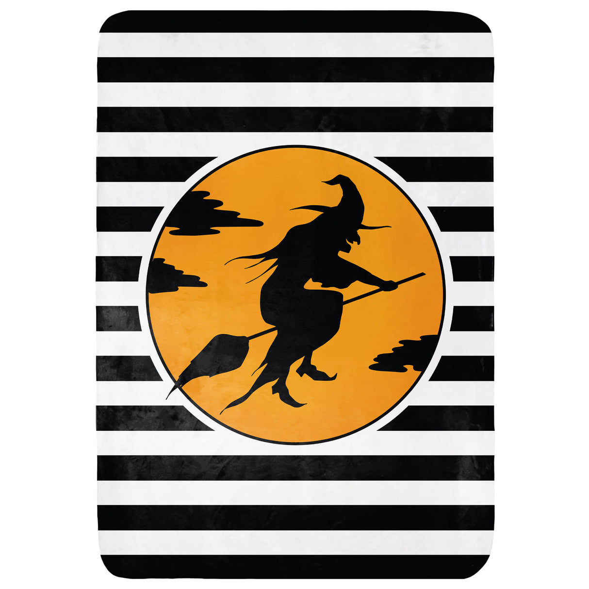 Witch Silhouette Throw Blanket