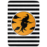 Witch Silhouette Throw Blanket