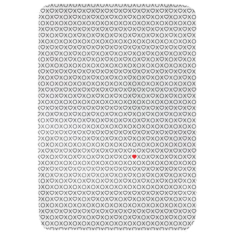 Xs Hearts and Os Throw Blanket