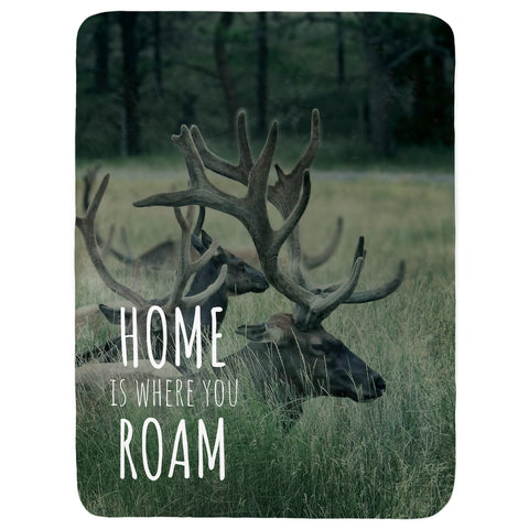 Home Is Where You Roam Throw Blanket