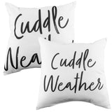 Cuddle Weather Reversible Pillow