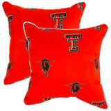 Texas Tech Red Raiders Decorative Pillow Pair