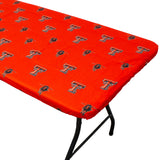 Texas Tech Red Raiders 6' Fitted Table Cover / Tablecloth