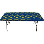 West Virginia Mountaineers Fitted Table Cover / Tablecloth:  3 Sizes Available