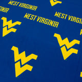 West Virginia Mountaineers Fitted Table Cover / Tablecloth:  3 Sizes Available