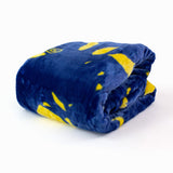 West Virginia Mountaineers Plush Throw Blanket, Bedspread, 86" x 63"