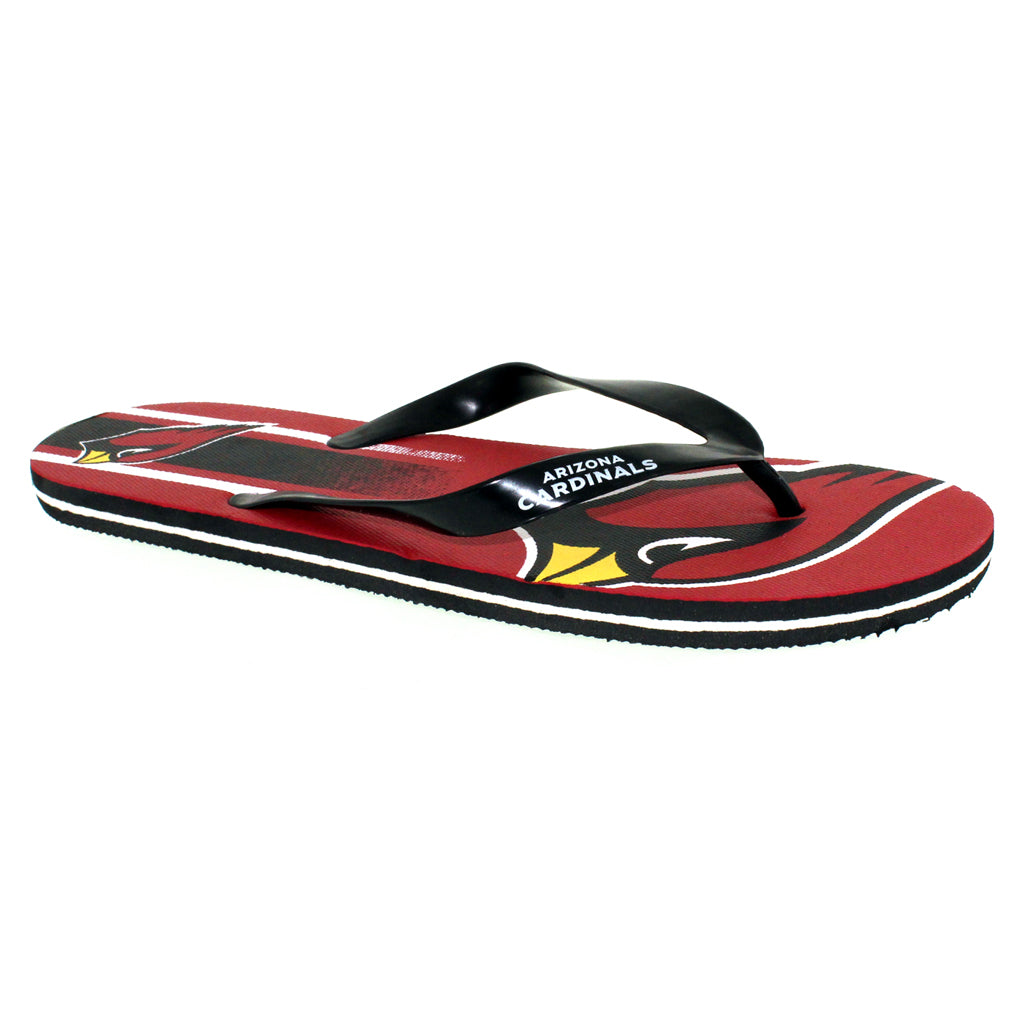 Arizona Cardinals FOCO Big Logo Flip Flops