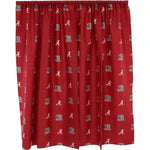 Alabama Crimson Tide Curtain Panels 63" or 84"