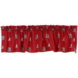 Alabama Crimson Tide Curtain Valance