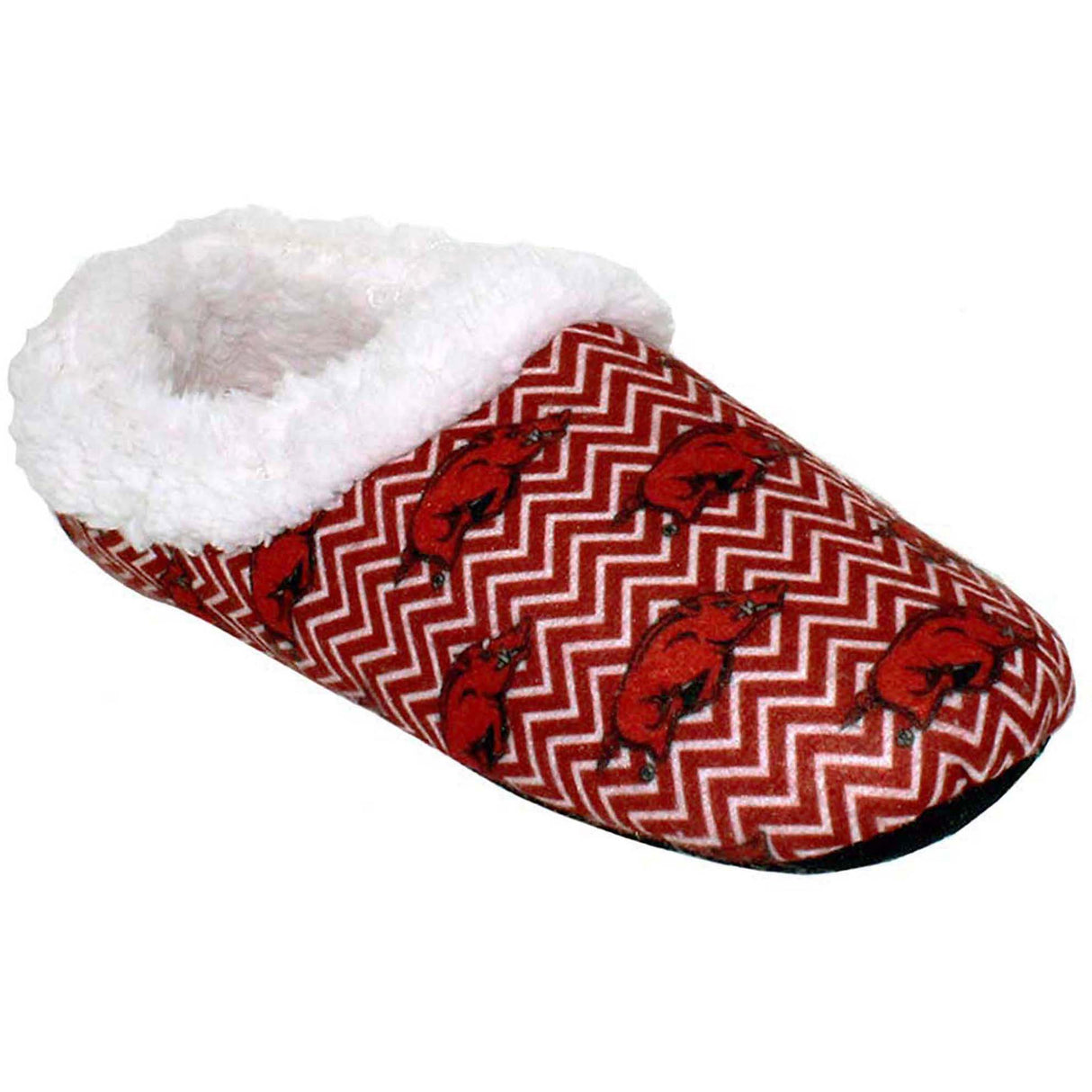 Arkansas Razorbacks Chevron Slip On Slippers