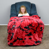 Arkansas Razorbacks Plush Throw Blanket, Bedspread, 86" x 63"