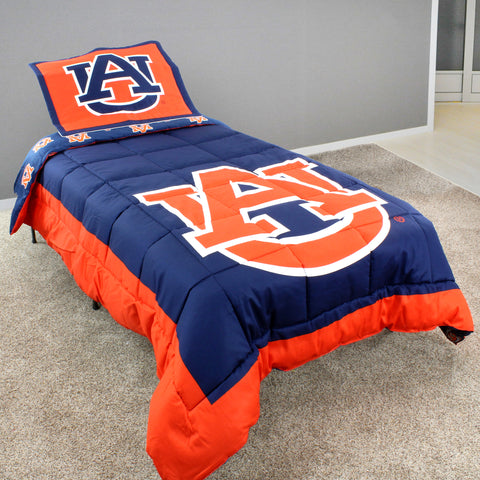 Auburn Tigers Reversible Cotton Comforter Set