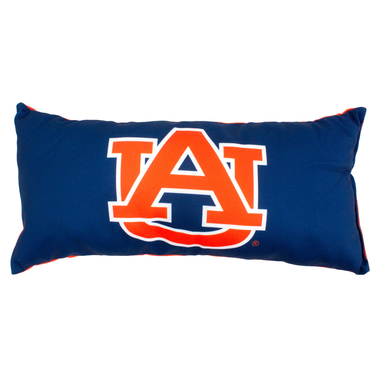 Auburn Tigers 2 Sided Bolster Travel Pillow, 16" x 6", Made in the USA