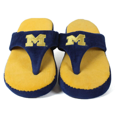 Michigan Wolverines Comfy Feet Flip Flop Slippers