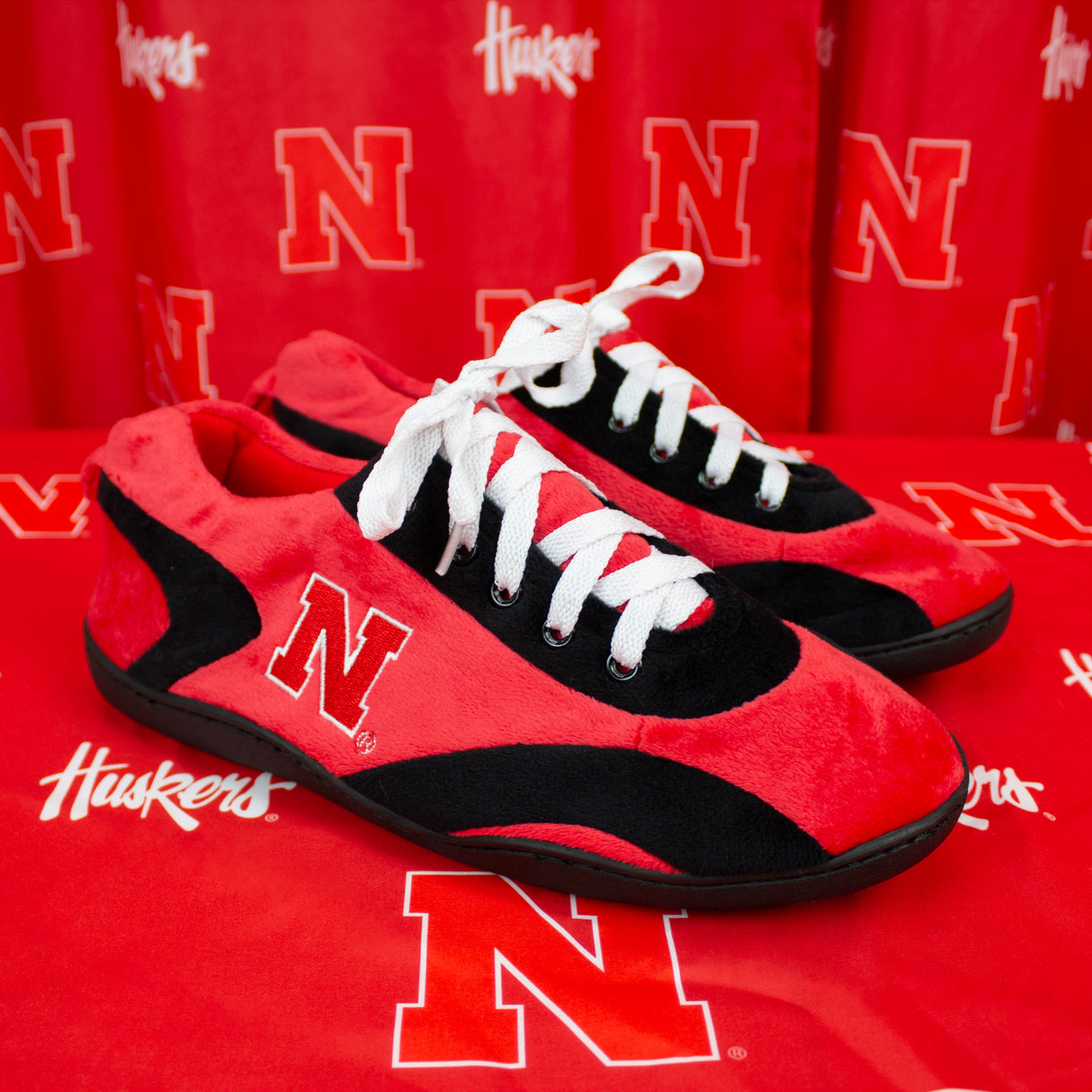 Nebraska Cornhuskers All Around Rubber Soled Slippers
