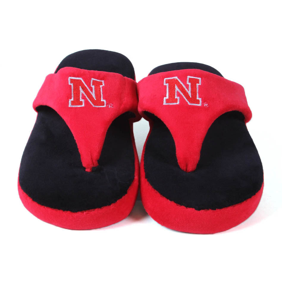 Nebraska Cornhuskers Comfy Feet Flip Flop Slippers
