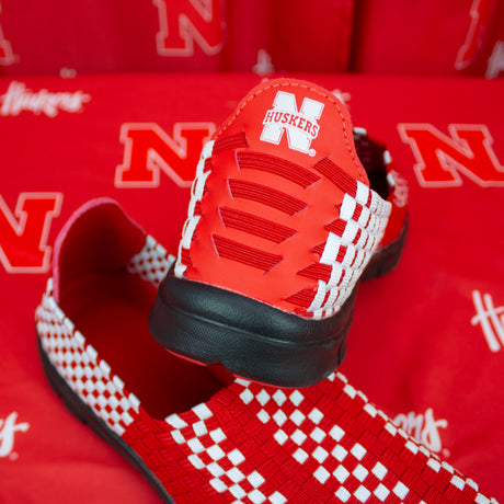 Nebraska Cornhuskers Woven Colors Comfy Slip On Shoes