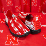 Nebraska Cornhuskers Woven Colors Comfy Slip On Shoes