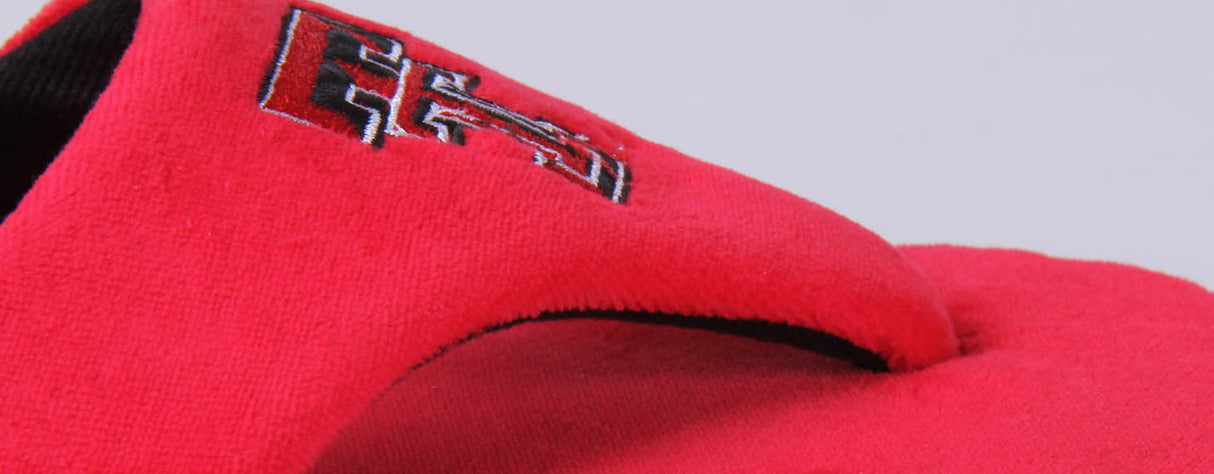 Texas Tech Red Raiders Comfy Feet Flip Flop Slippers