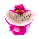 Cheshire Cat Disney slippers in soft plush with big eyes and a toothy smile