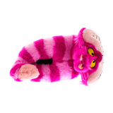 Cheshire Cat slippers with a durable non-slip sole for indoor wear