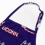 Connecticut Huskies Grilling Tailgating Apron with 9" Pocket, Adjustable