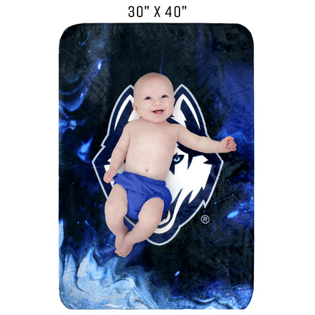 UConn Huskies Sublimated Soft Throw Blanket