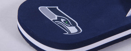 Seattle Seahawks FOCO Contour Flip Flops Sandals