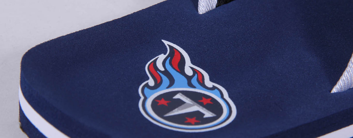 Tennessee Titans FOCO Contour Flip Flops Sandals