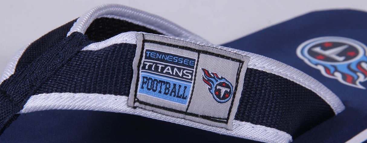 Tennessee Titans FOCO Contour Flip Flops Sandals