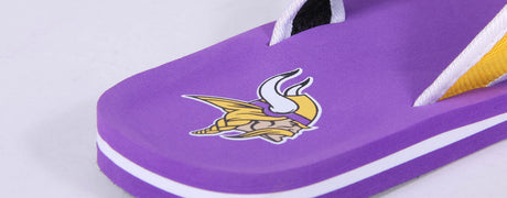 Minnesota Vikings FOCO Contour Flip Flops Sandals
