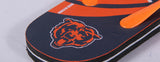 Chicago Bears FOCO Big Logo Flip Flops