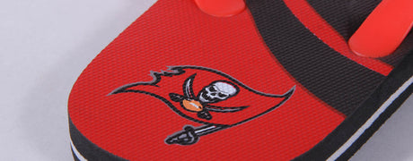 Tampa Bay Buccaneers FOCO Big Logo Flip Flops