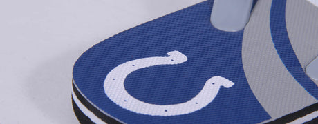 Indianapolis Colts FOCO Big Logo Flip Flops