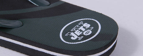 New York Jets FOCO Big Logo Flip Flops
