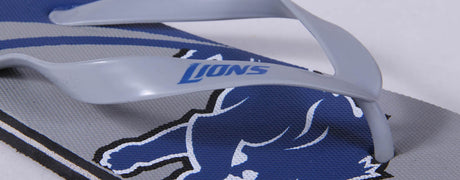 Detroit Lions FOCO Big Logo Flip Flops