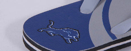 Detroit Lions FOCO Big Logo Flip Flops