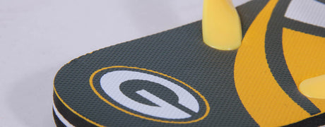 Green Bay Packers FOCO Big Logo Flip Flops