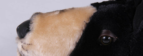 Black Bear Comfy Animal Slippers