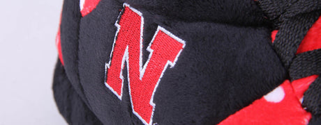 Nebraska Cornhuskers Comfy Feet Polka Dot Slippers